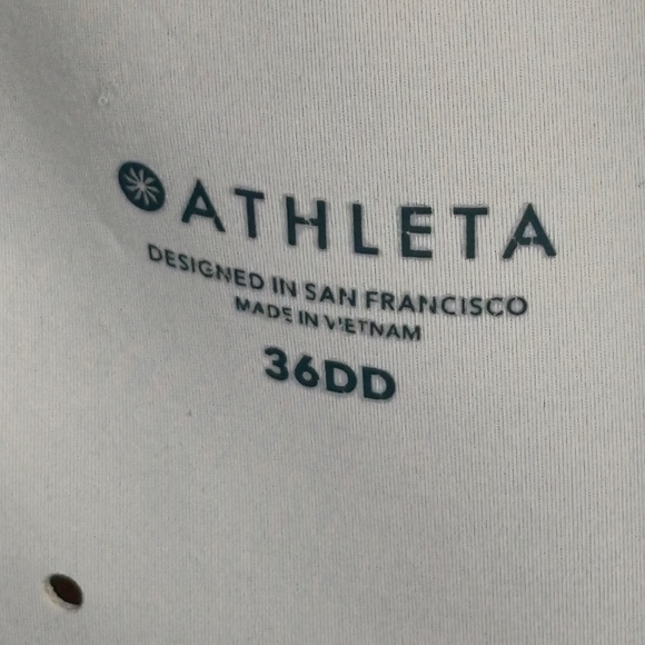 ATHLETA Phenomena High Impact Sport Workout Bra Sz 36DD Racerback Molded cups - Picture 5 of 6